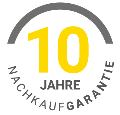 10 Jahre Nachkaufgarantie