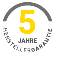 5 Jahre Garantie